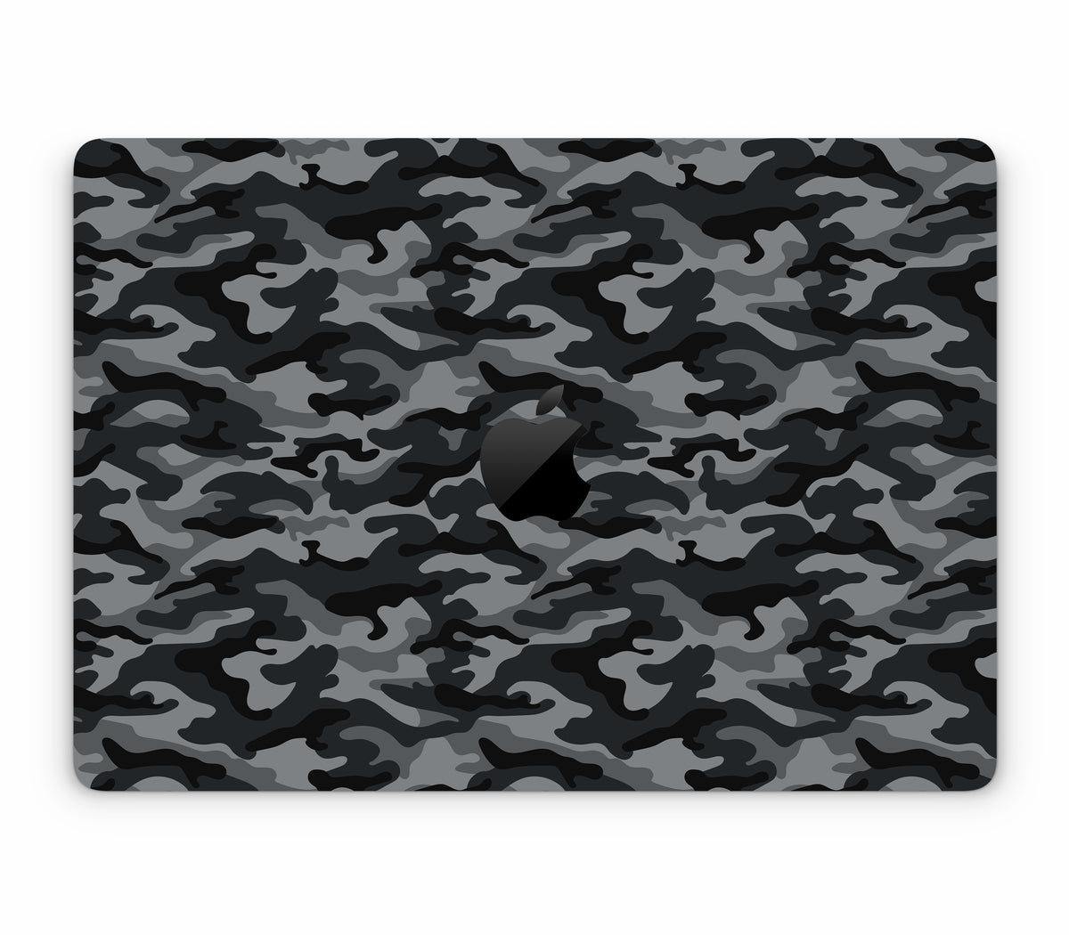 MacBook Air 13" (2018-2019) skin, Urban Camo, top skin with logo cutout