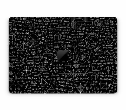 MacBook Air 13" (2025, M4) skin, Math Madness, top skin with logo cutout
