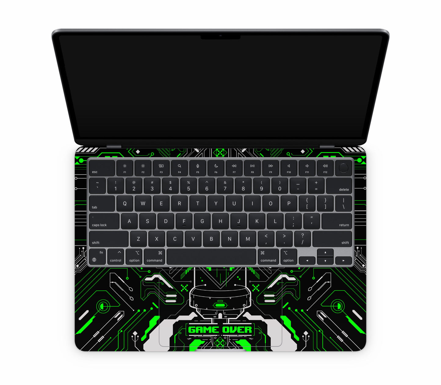 MacBook Air 13" (2022, M2) skin, Fatal Error (Acid), inside skin