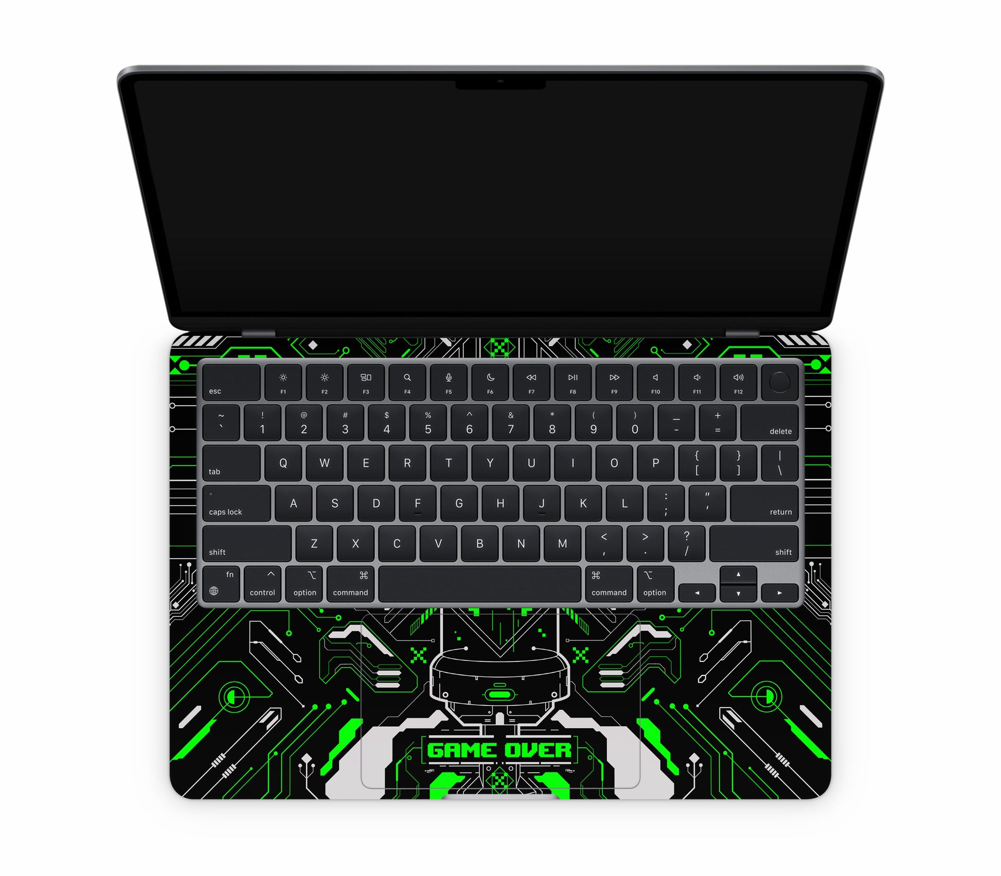 MacBook Air 13" (2022, M2) skin, Fatal Error (Acid), inside skin