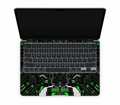 MacBook Air 13" (2022, M2) skin, Fatal Error (Acid), inside skin
