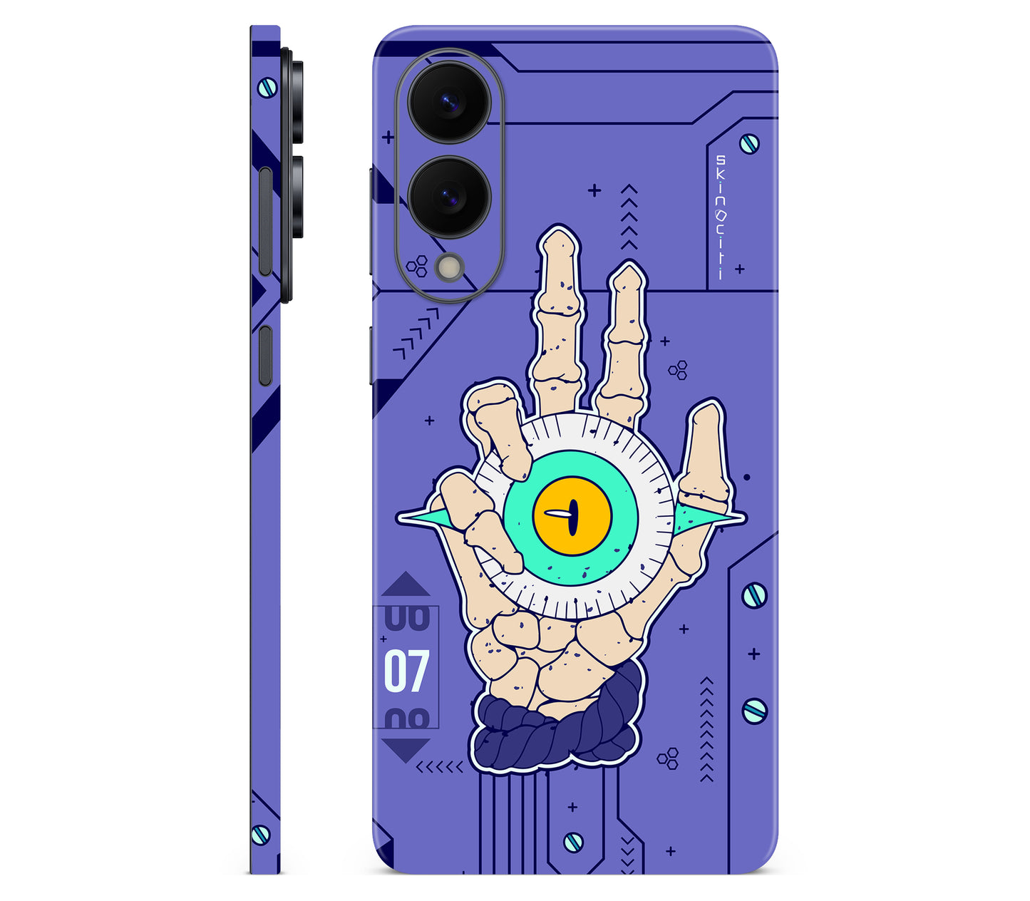 Galaxy S25 Edge skin, Hypnotic, full wrap skin