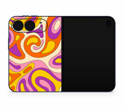 iPhone Duo skin, Psycho Vortex, back skin without logo cutout