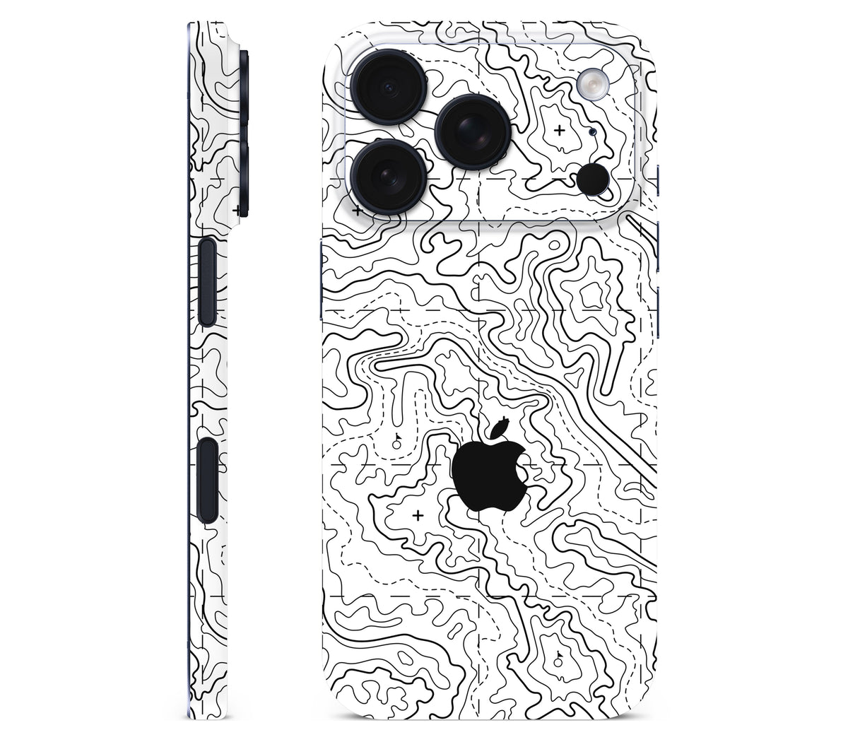 iPhone 18 Pro skin, Lockdown (Endgame), full wrap with logo cutout