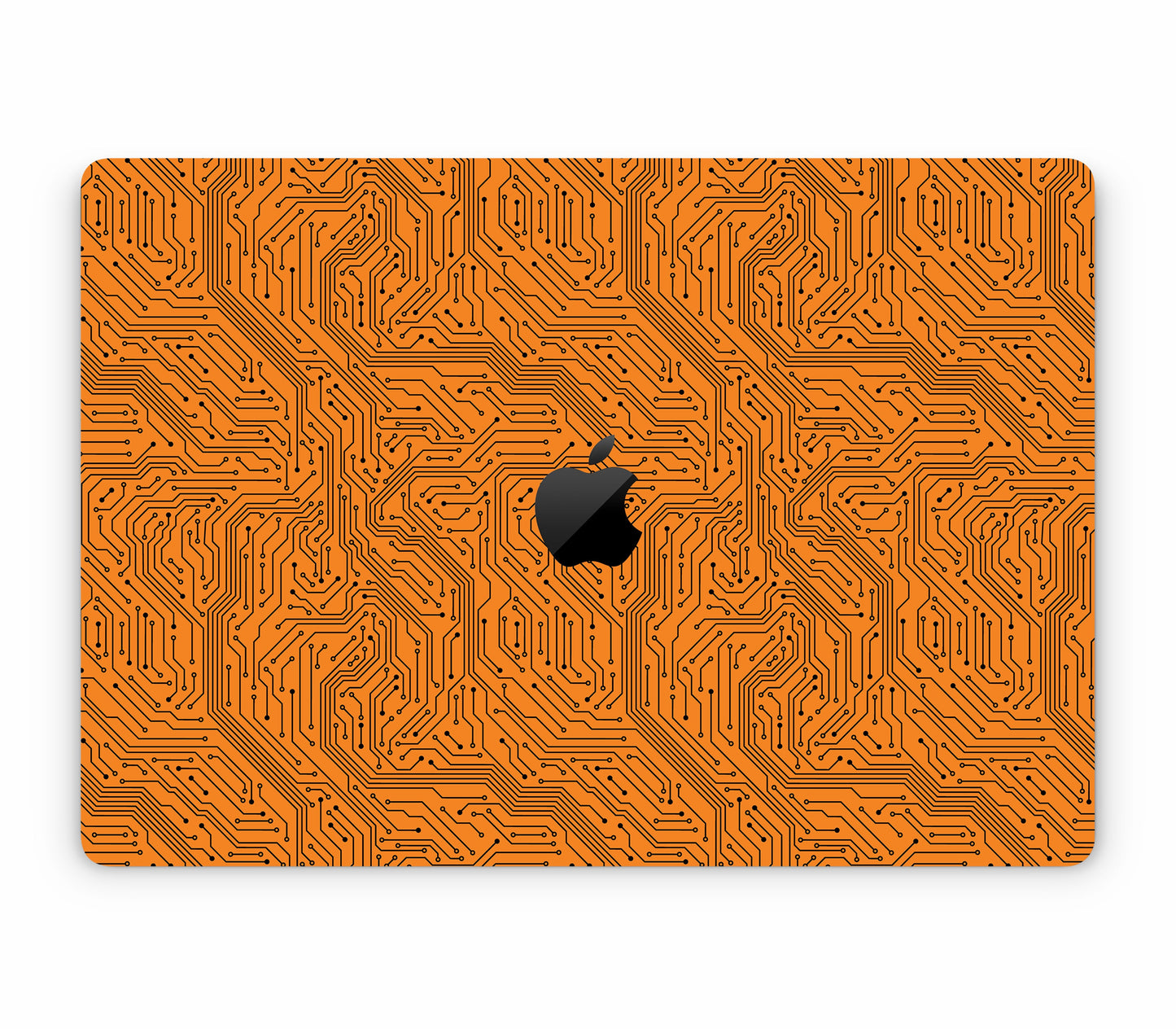 MacBook Pro 16" (2024, M4) skin, Pulse Grid, top skin with logo cutout