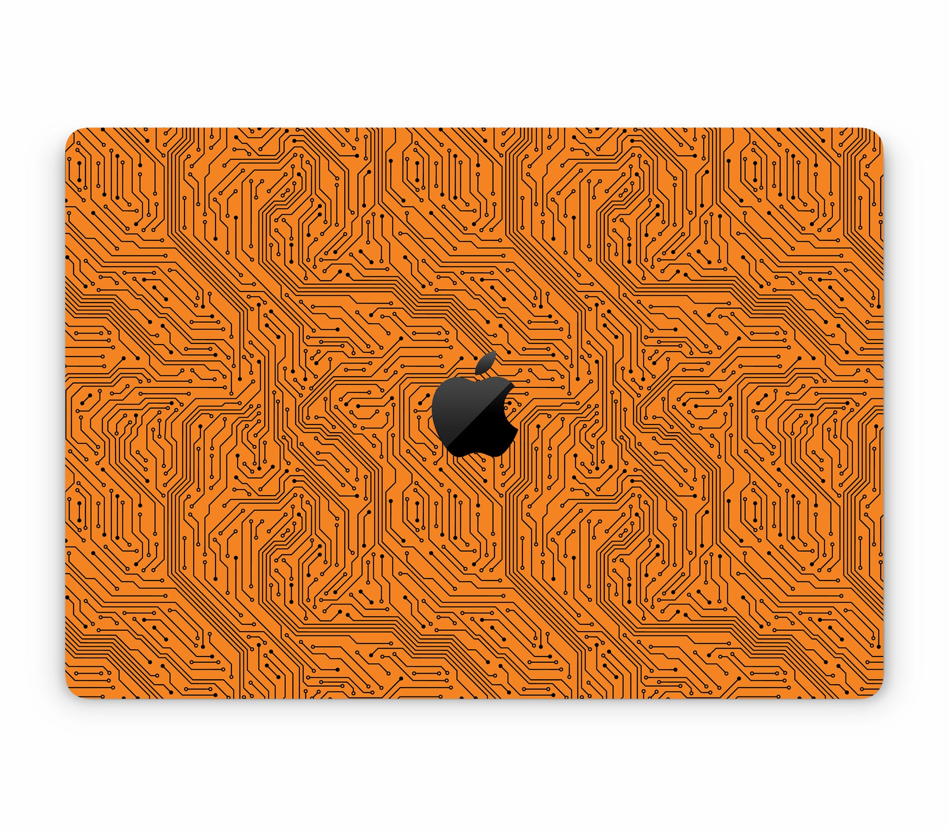 MacBook Pro 15" (2017, Touch Bar) skin, Pulse Grid, top skin with logo cutout