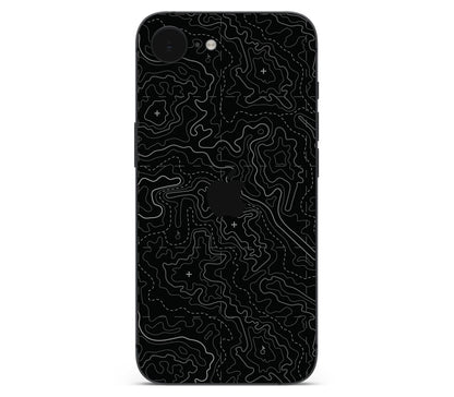 iPhone 17e skin, Lockdown (Blackout), back skin with logo cutout