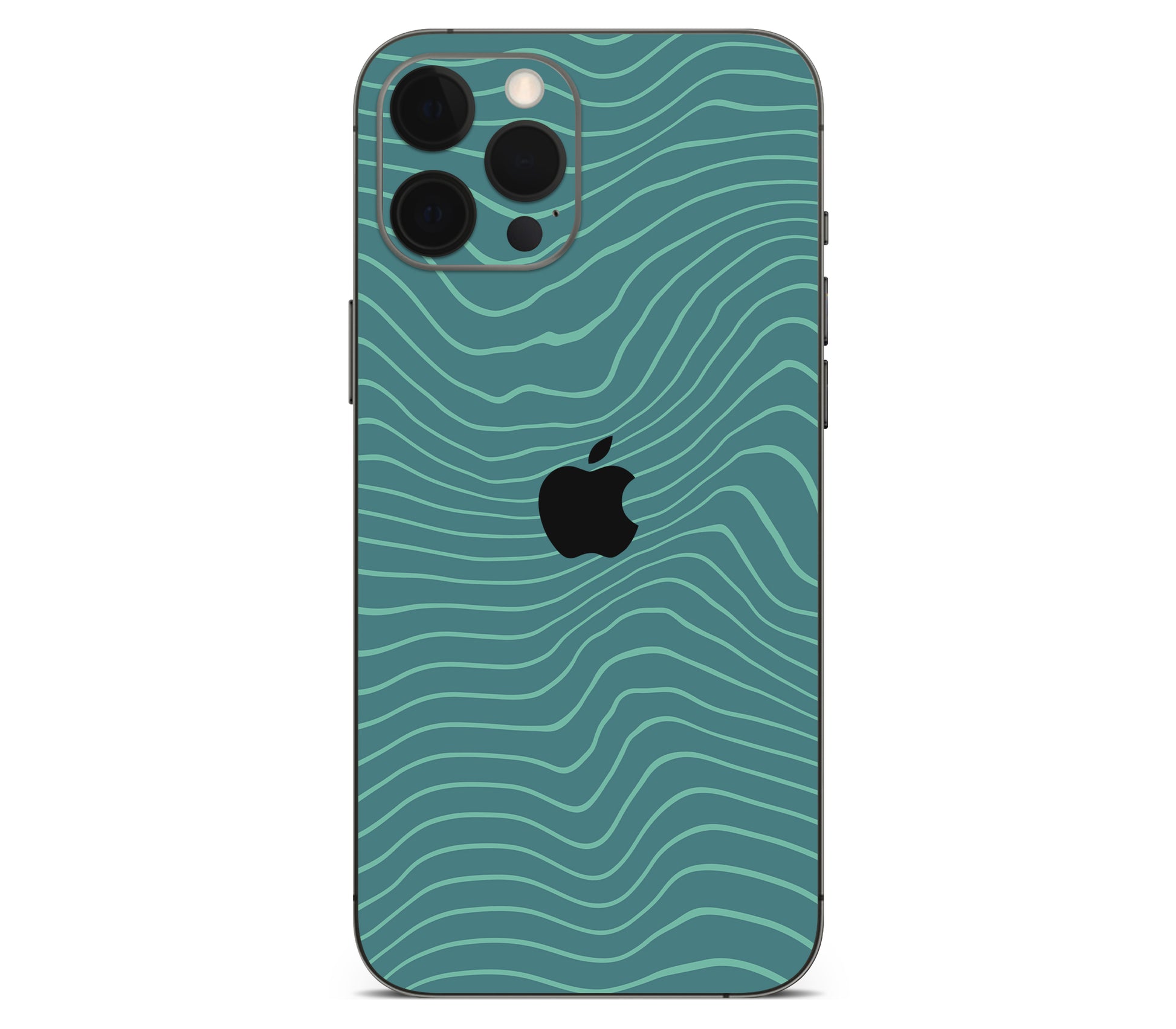 iPhone 12 Pro Max skin, Tide, back skin with logo cutout