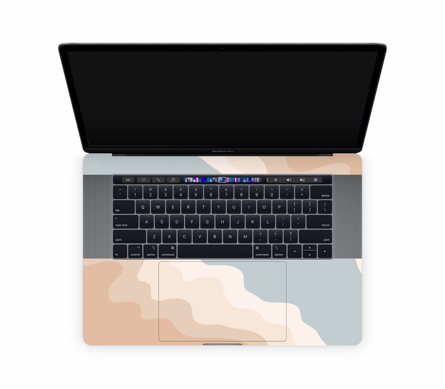 MacBook Pro 15" (2019, Touch Bar) skin, Drift (Haze), inside skin