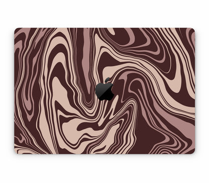 MacBook Air 15" (2025, M4) skin, Vertigo (Fever), top skin with logo cutout