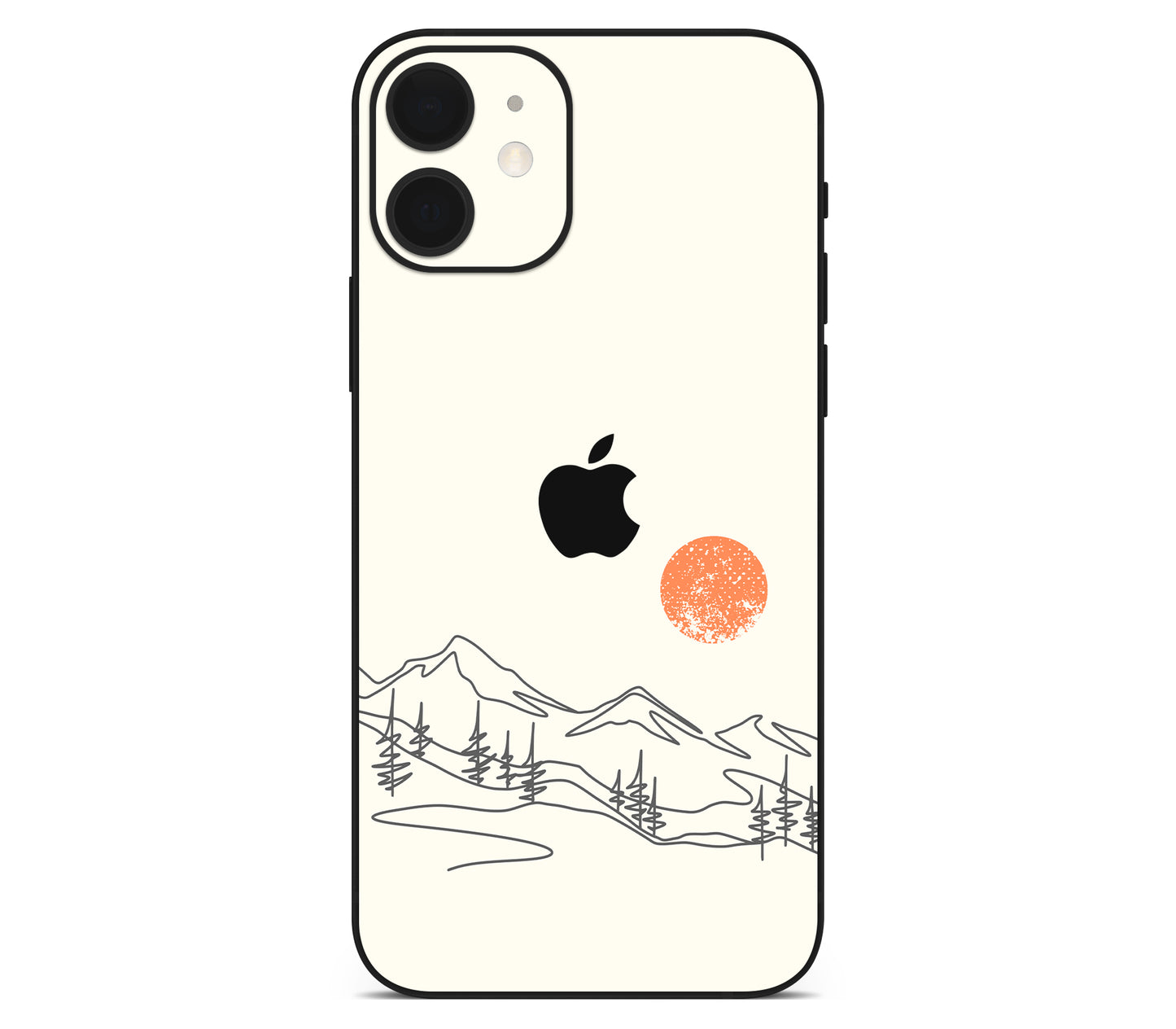 iPhone 12 Mini skin, Offline, back skin with logo cutout