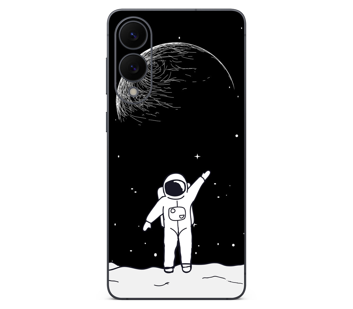 Galaxy S25 Edge skin, Moonwave, back skin