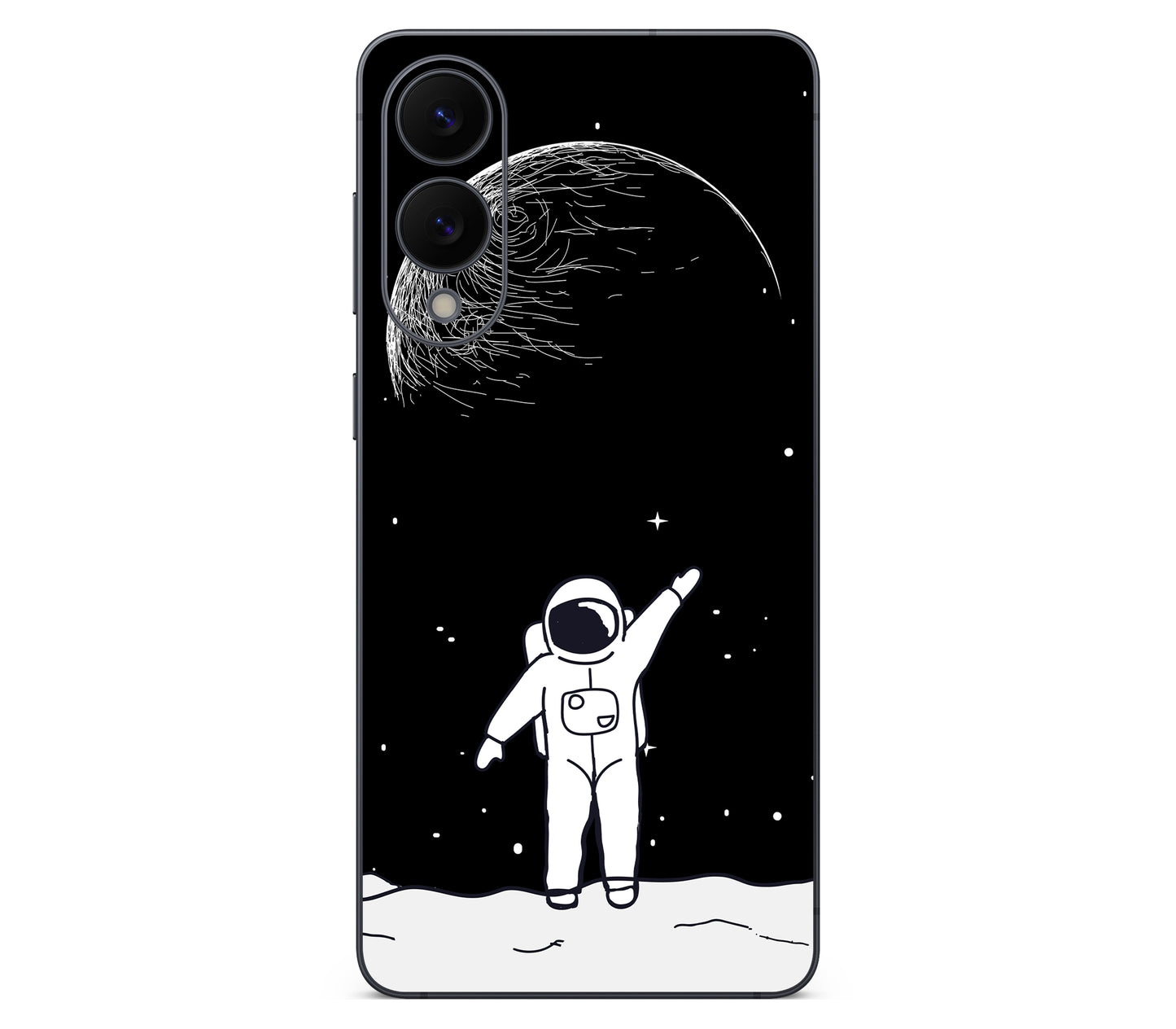 Galaxy S25 Edge skin, Moonwave, back skin