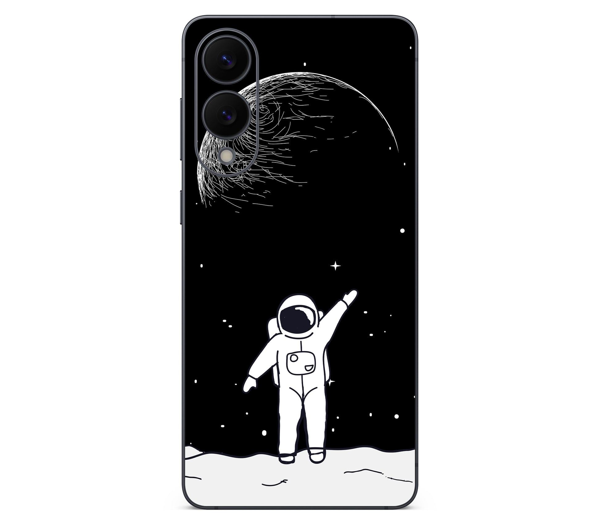 Galaxy S25 Edge skin, Moonwave, back skin