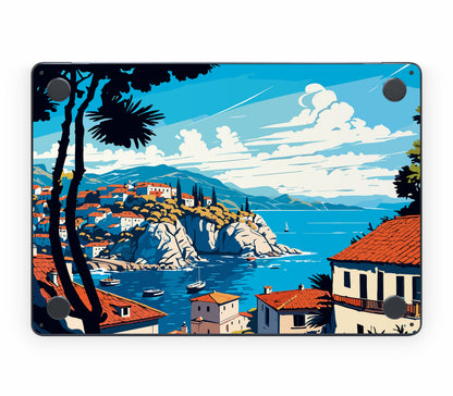 MacBook Air 13" (2025, M4) skin, Coastal Clouds, bottom skin