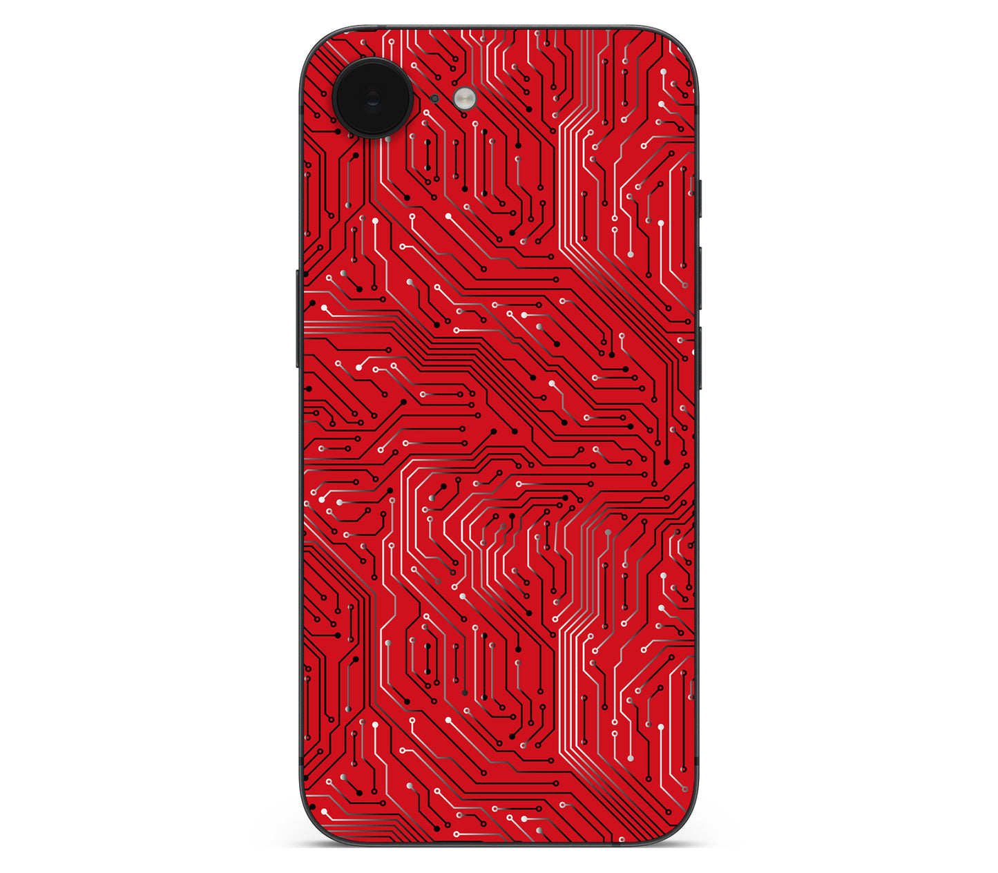 iPhone 17e skin, REDLINE, back skin without logo cutout