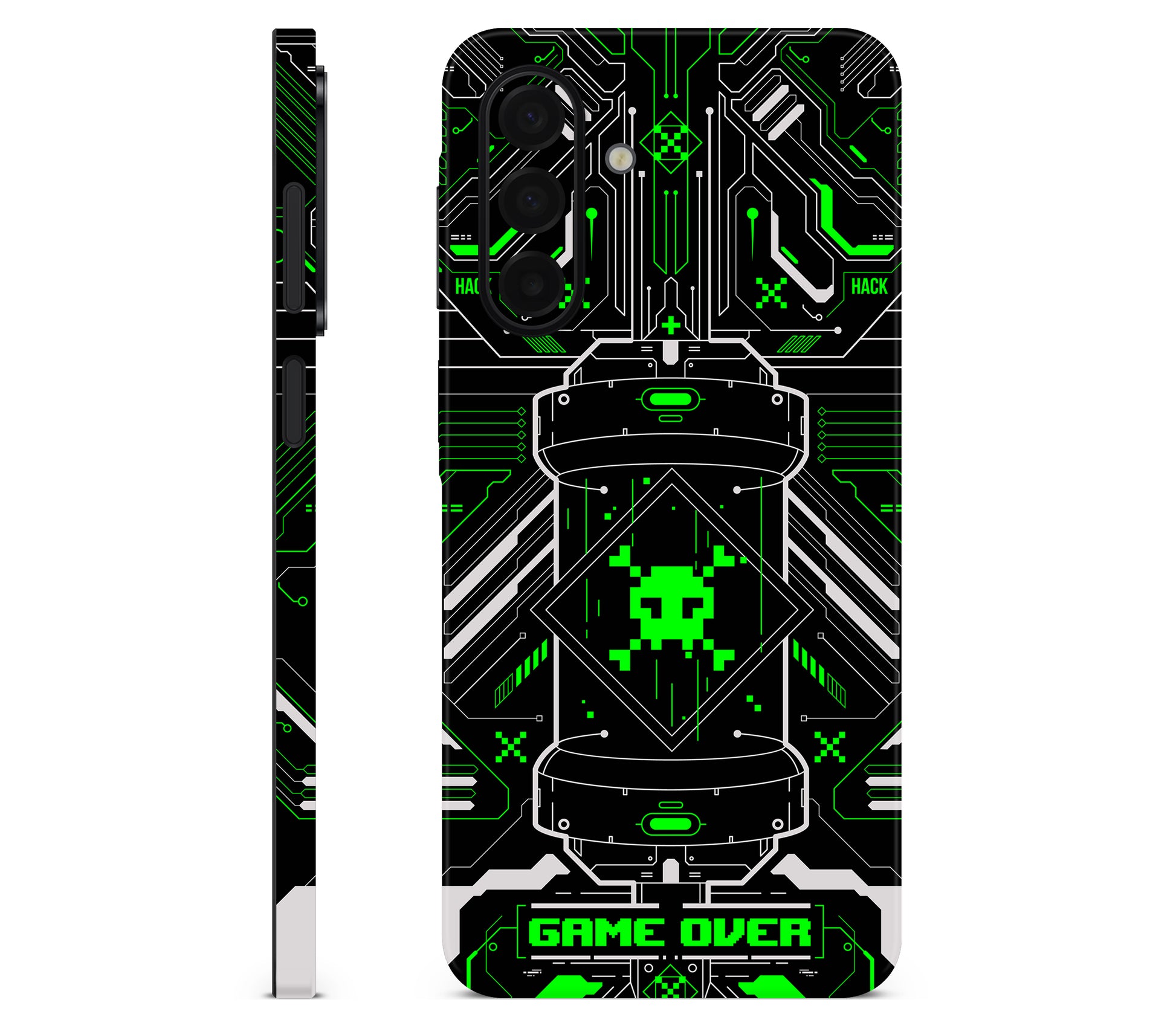Galaxy A17 skin, Fatal Error (Acid), view 2