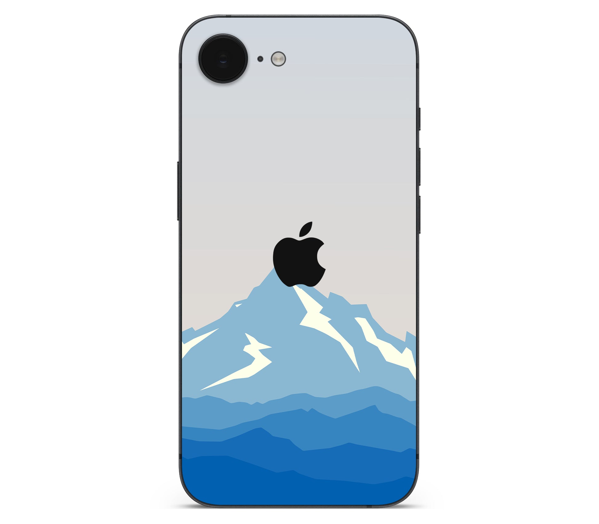 iPhone 16e skin, Everest, back skin with logo cutout