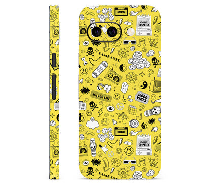 Google Pixel 10A skin, 90’s Nostalgia, full wrap skin
