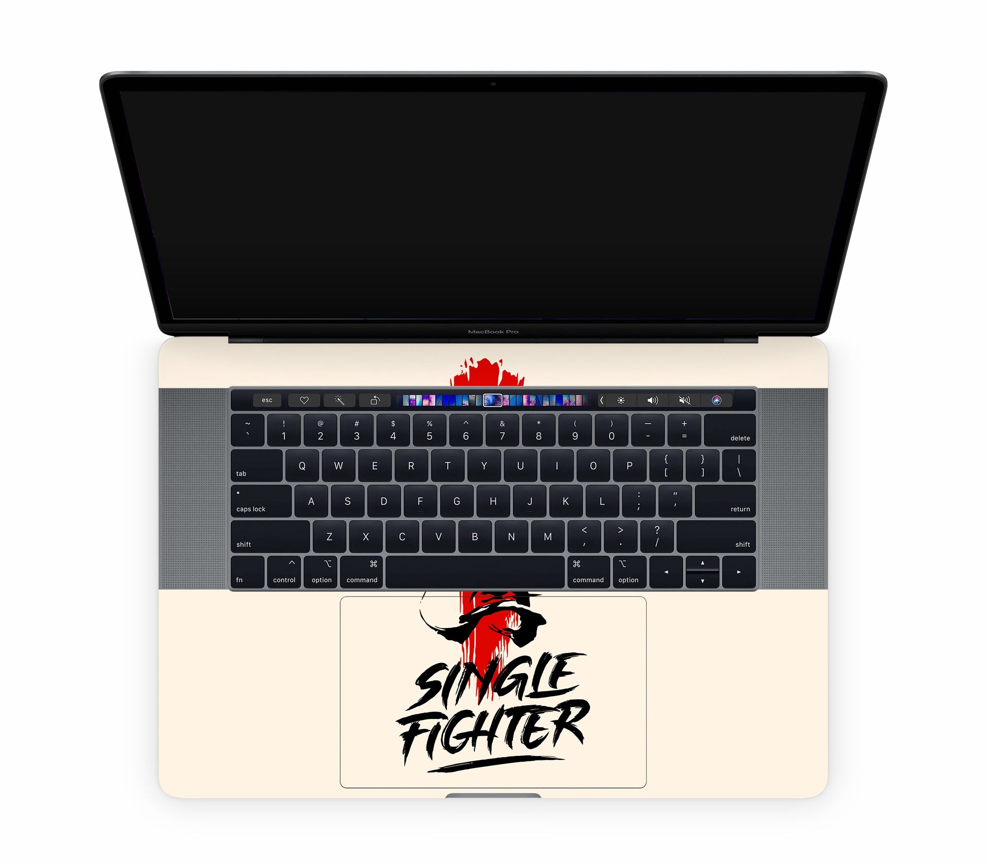 MacBook Pro 15" (2019, Touch Bar) skin, Samurai, inside skin