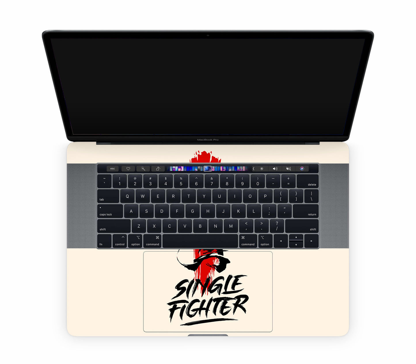 MacBook Pro 15" (2018, Touch Bar) skin, Samurai, inside skin