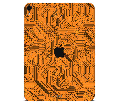 iPad Pro 12.9" (2018-2019, Gen 3) skin, Pulse Grid, back skin with logo cutout