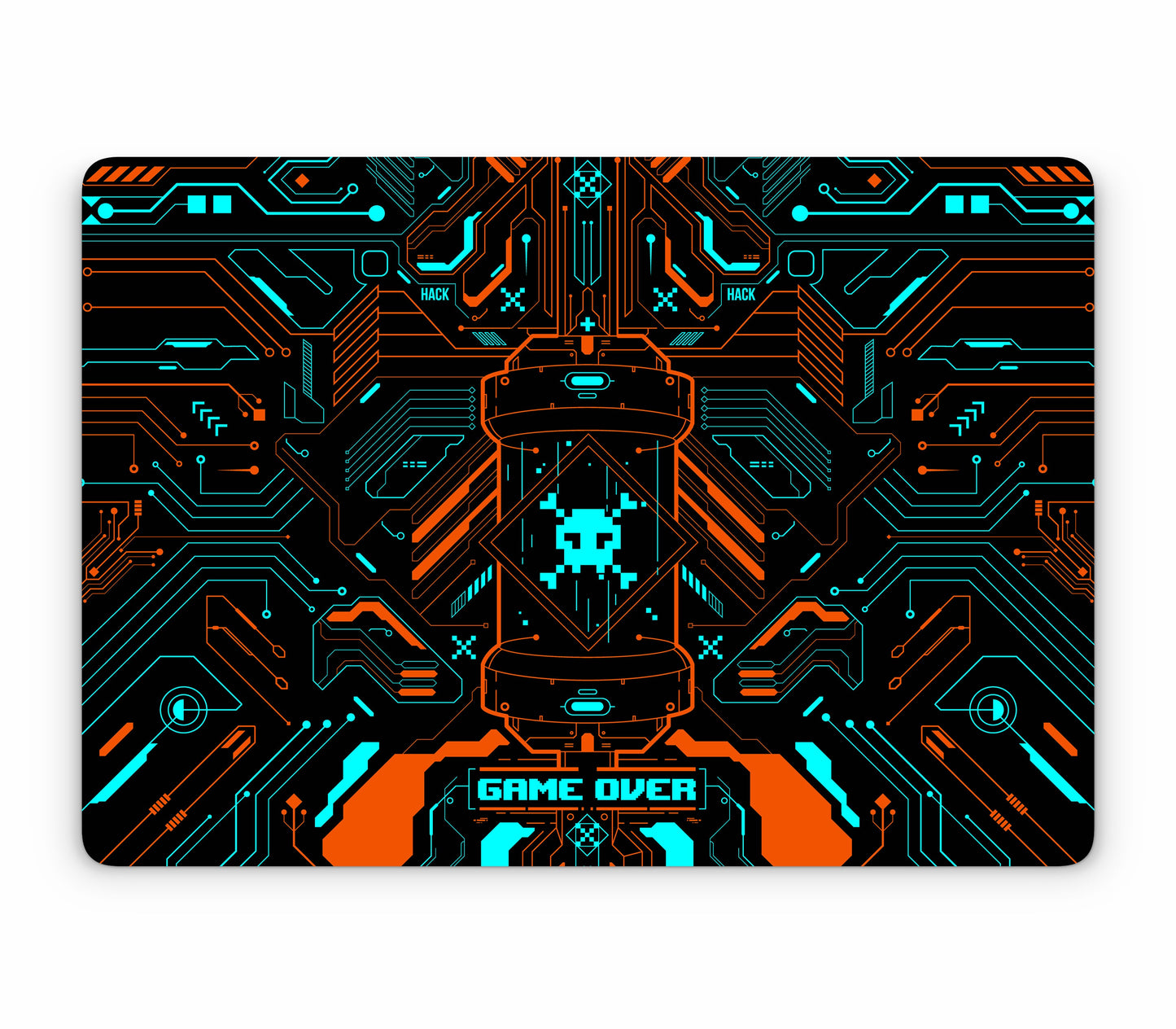 MacBook Air 15" (2024, M3) skin, Fatal Error, top skin