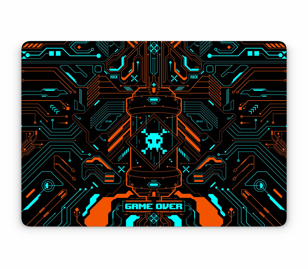 MacBook Air 15" (2025, M4) skin, Fatal Error, top skin