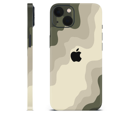 iPhone 13 skin, Drift (Mirage), full wrap with logo cutout