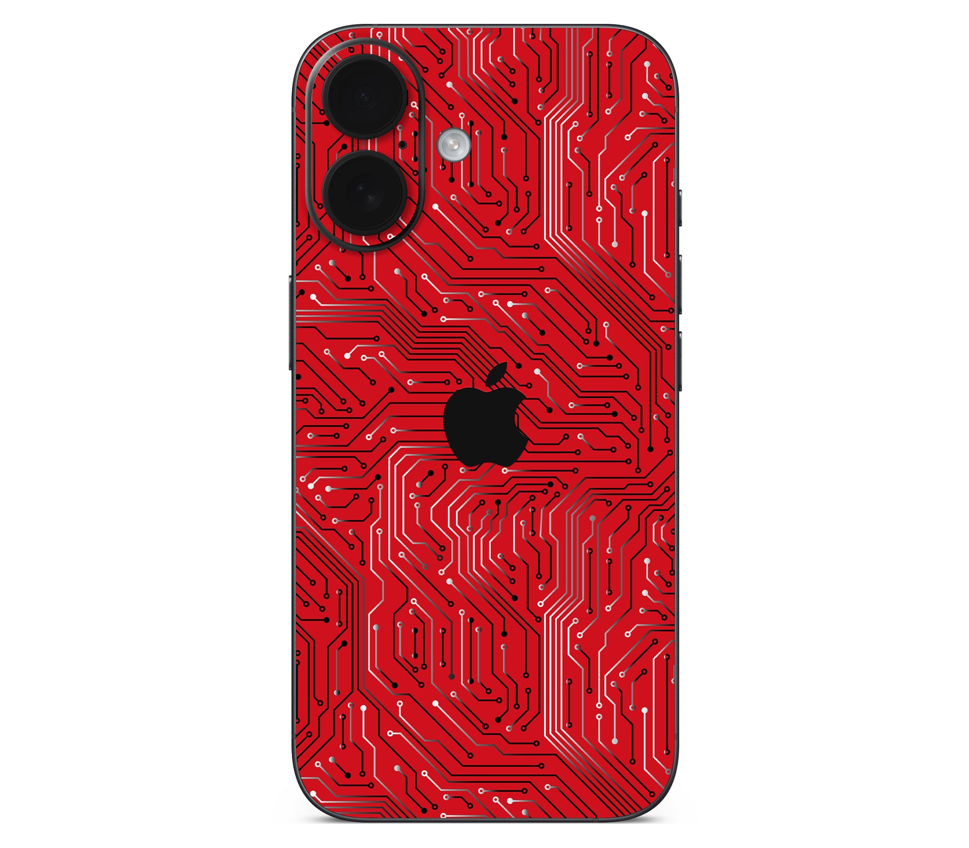 iPhone 16 Plus skin, REDLINE, back skin with logo cutout