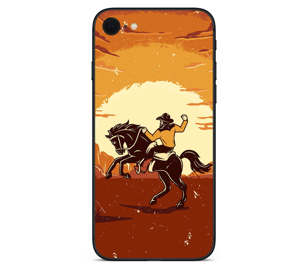 iPhone SE 2020 Gen2 skin, Cowboy, back skin