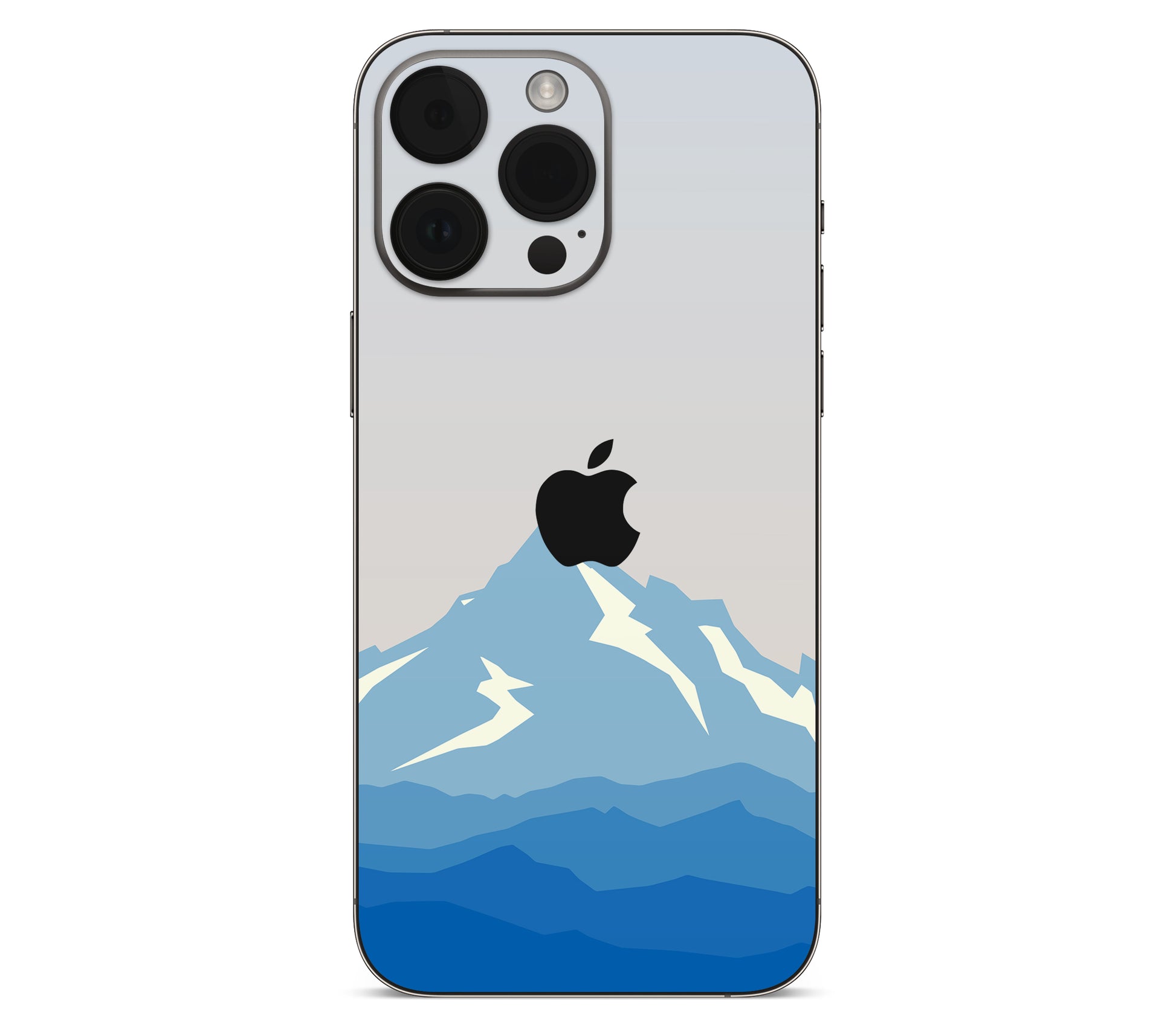 iPhone 14 Pro skin, Everest, back skin with logo cutout