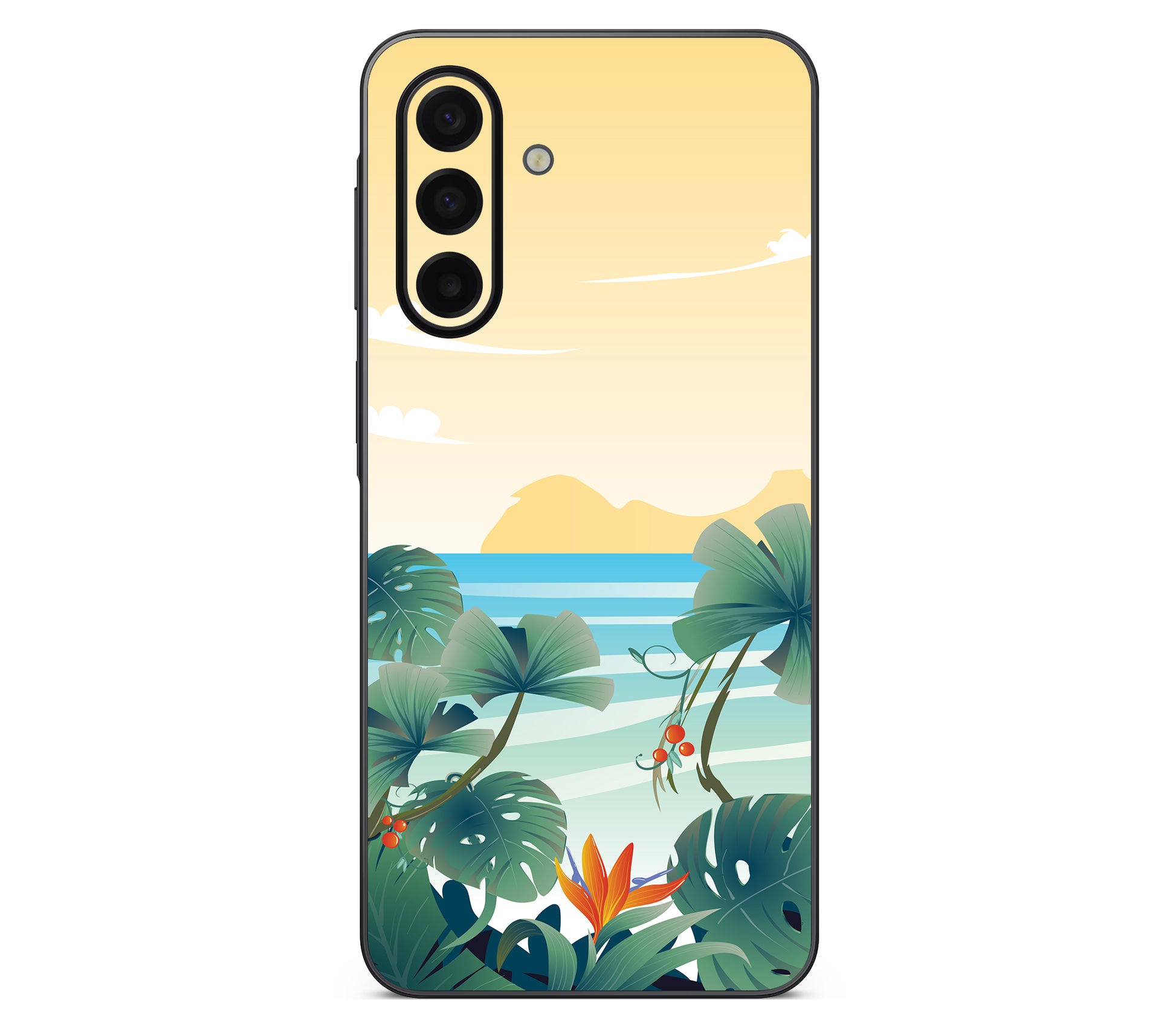 Galaxy A17 skin, Sizzle Bay, back skin