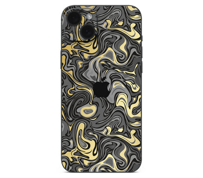 iPhone 15 skin, Damnation, back skin with logo cutout