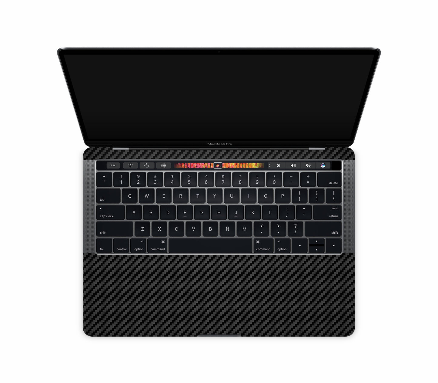MacBook Pro 13" (2016-2019) Touch Bar skin, Code: Carbon, inside skin