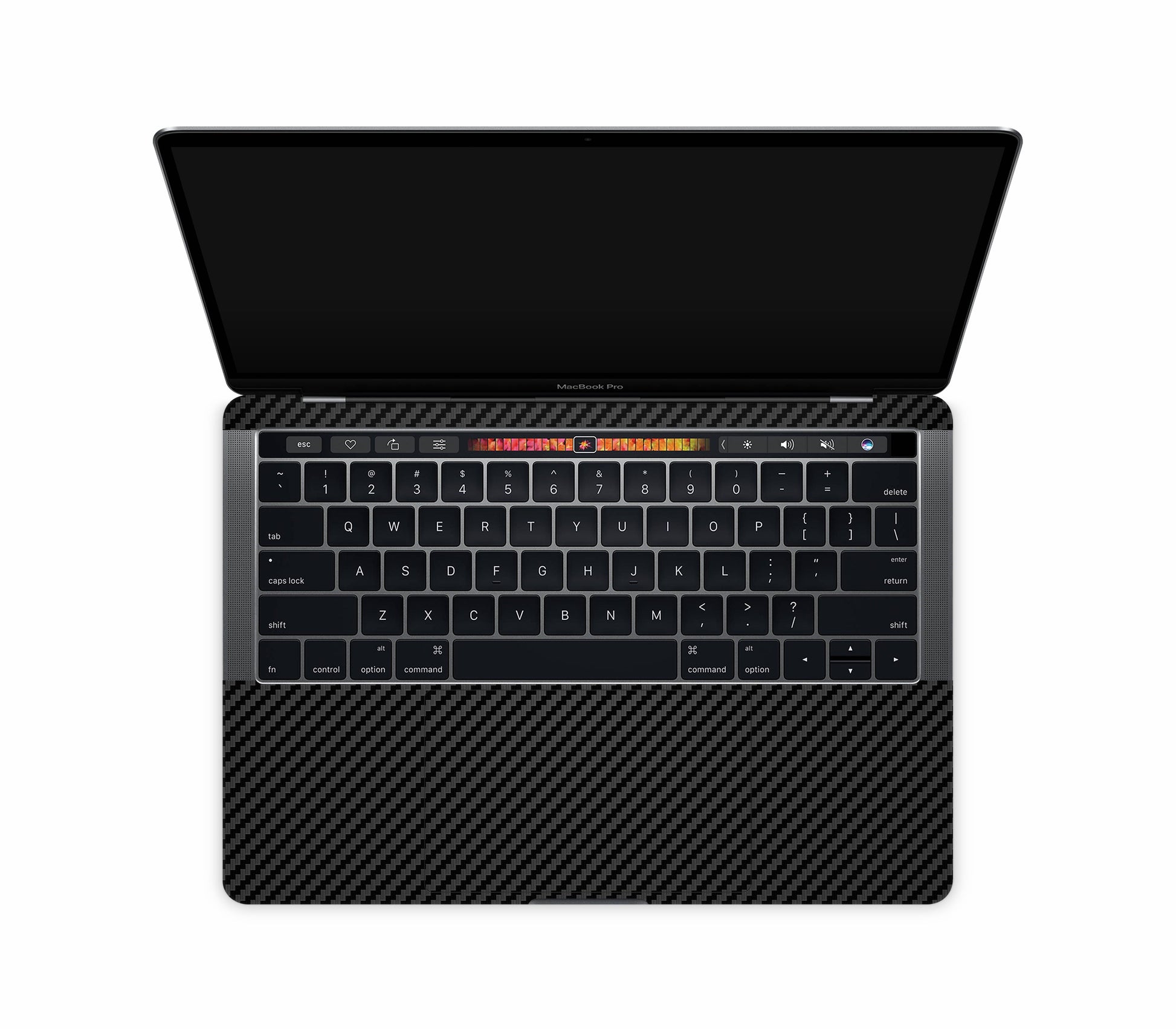 MacBook Pro 13" (2016-2019) Touch Bar skin, Code: Carbon, inside skin