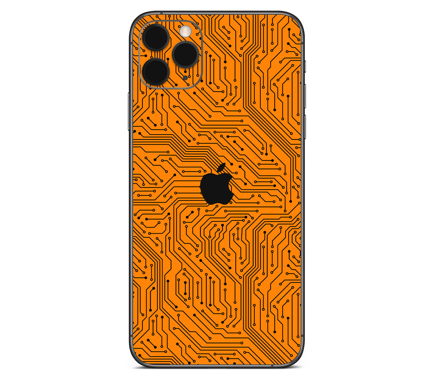 iPhone 11 Pro Max skin, Pulse Grid, back skin with logo cutout