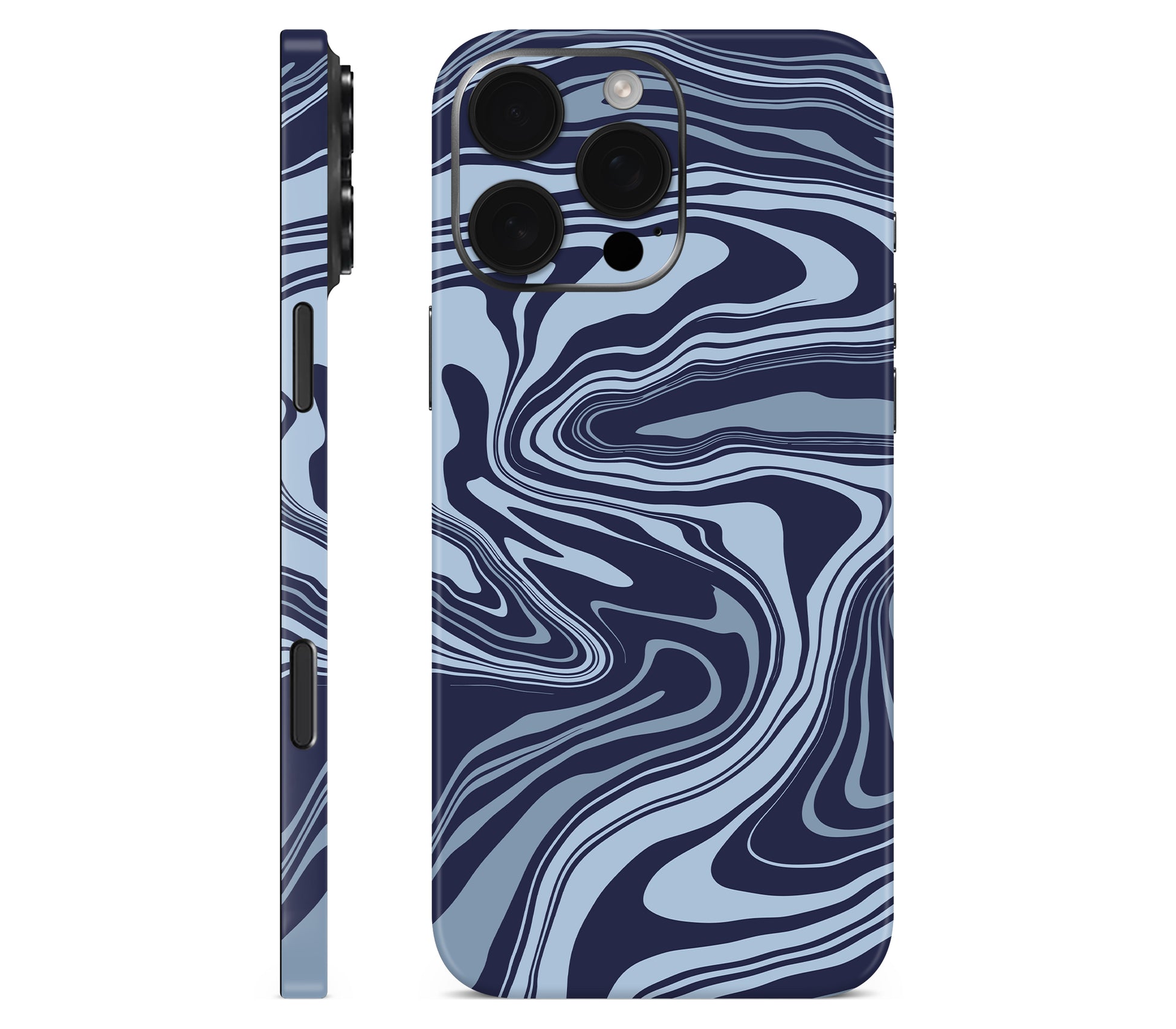 iPhone 16 Pro Max skin, Vertigo (Blur), full wrap without logo cutout