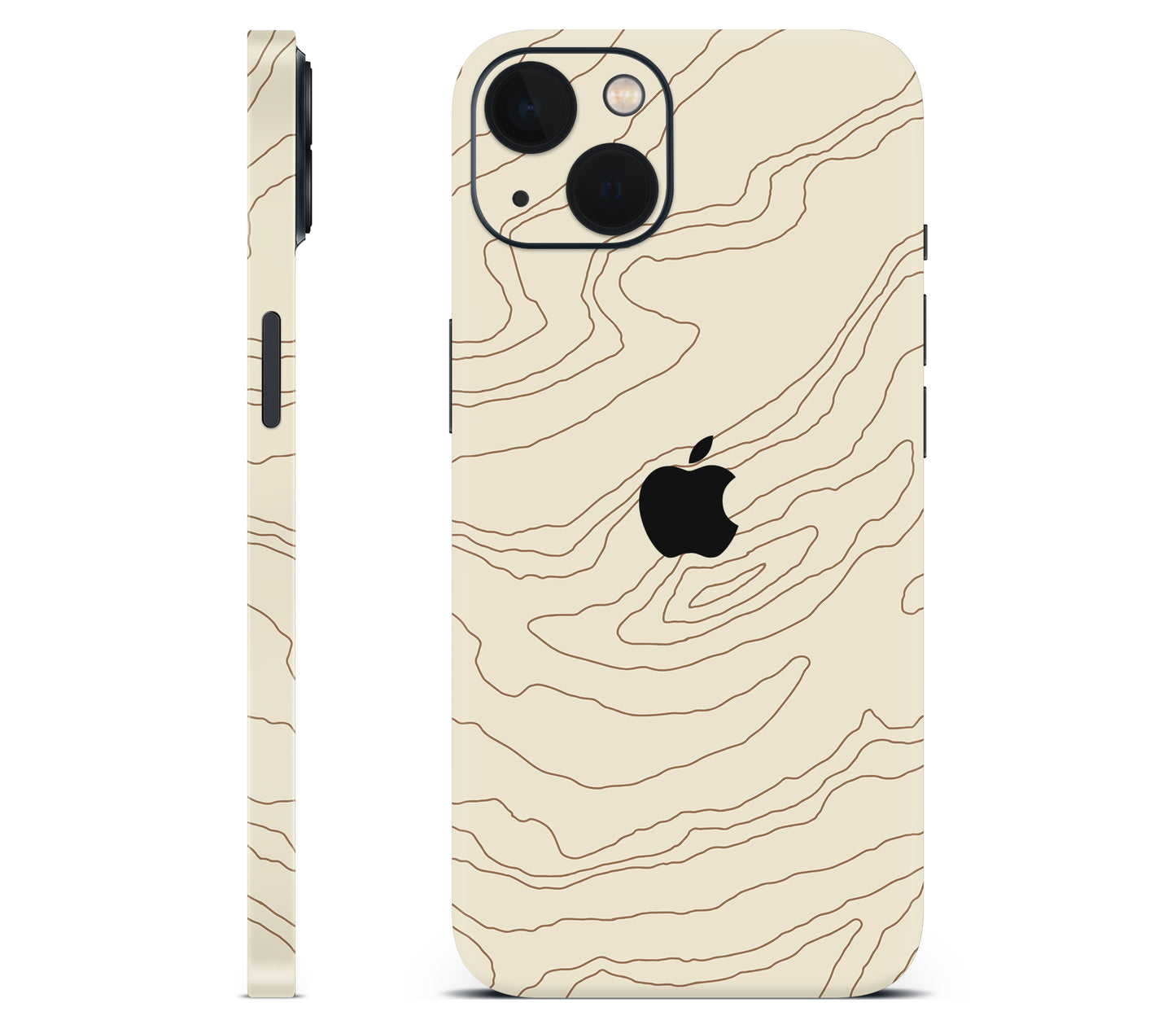 iPhone 13 skin, Dune, full wrap with logo cutout