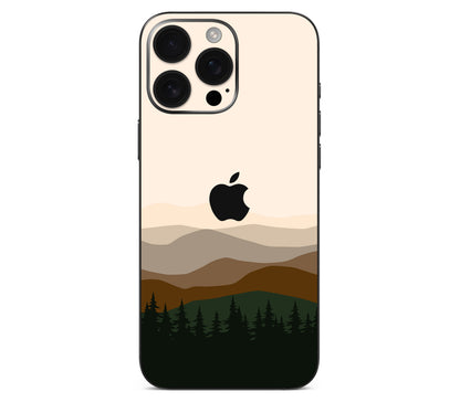 iPhone 16 Pro Max skin, Sierra Dusk, back skin with logo cutout