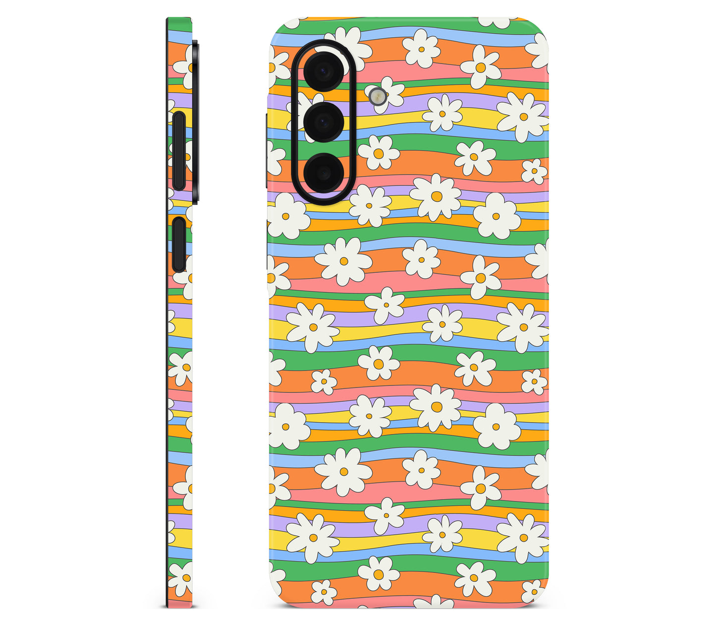 Galaxy A17 skin, Daisy Drift, view 2