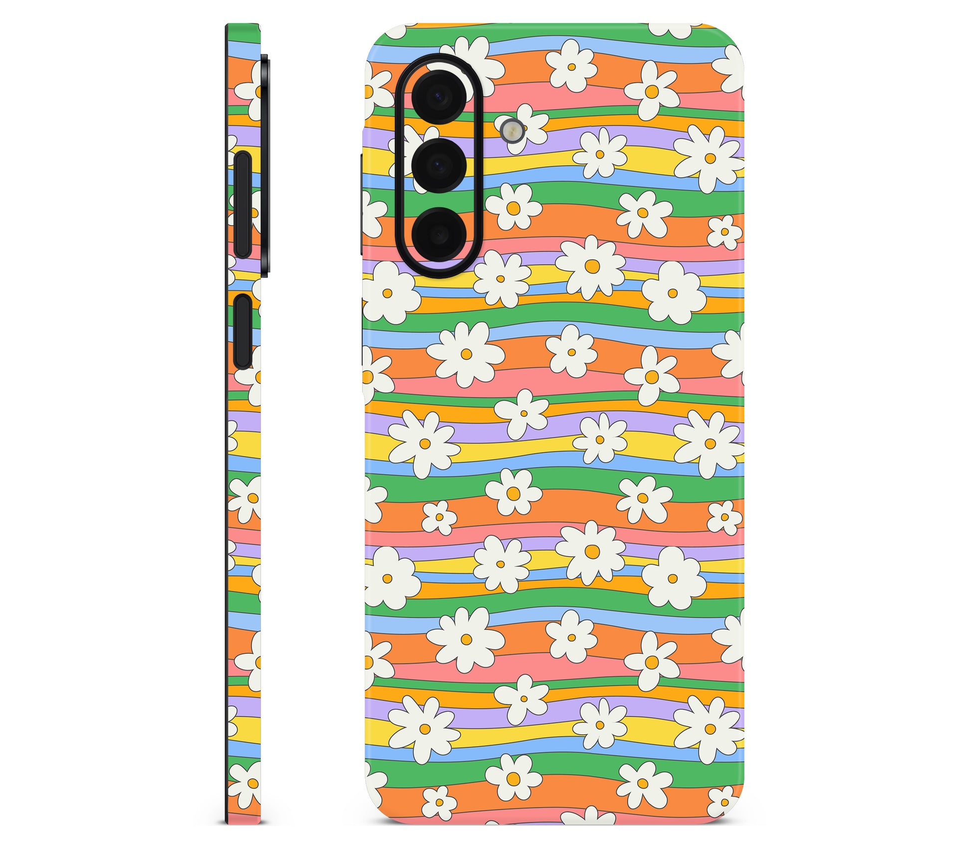 Galaxy A17 skin, Daisy Drift, view 2