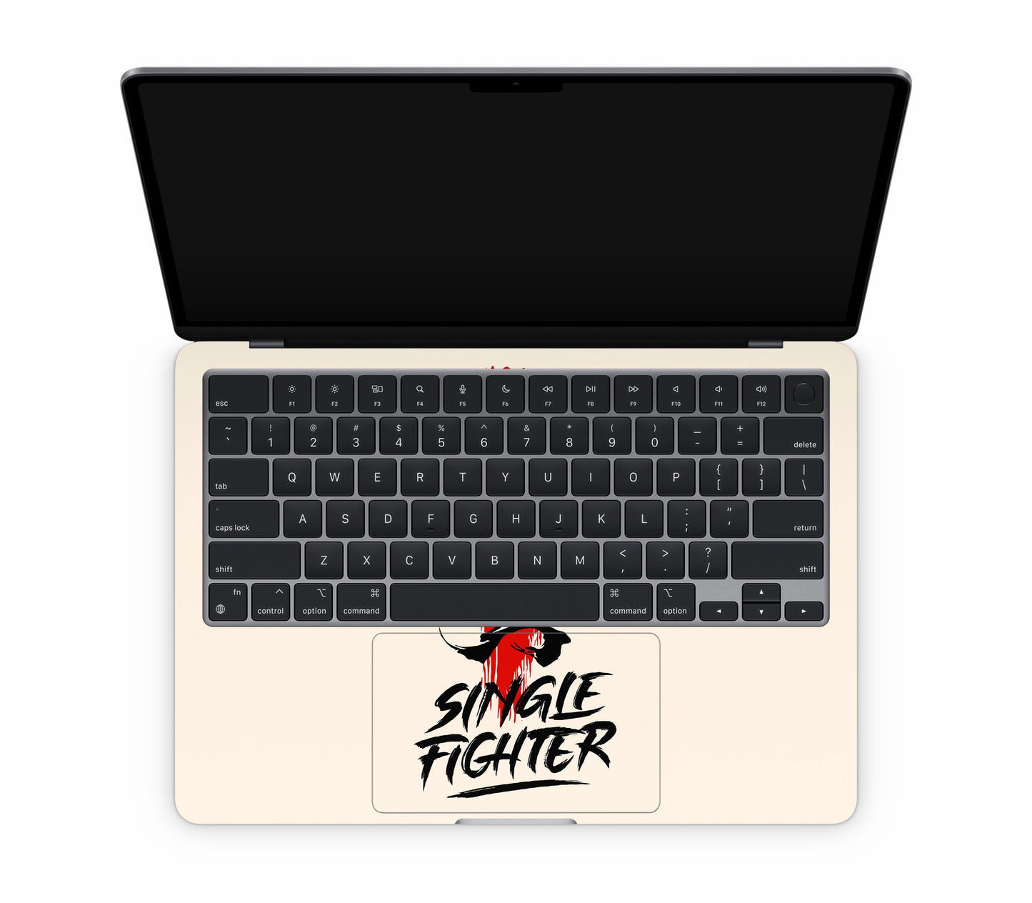 MacBook Air 13" (2025, M4) skin, Samurai, inside skin