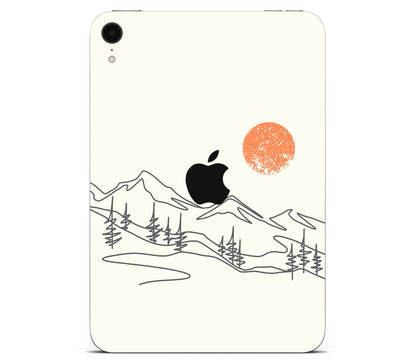 iPad Mini 7 (A17 Pro) skin, Offline, back skin with logo cutout