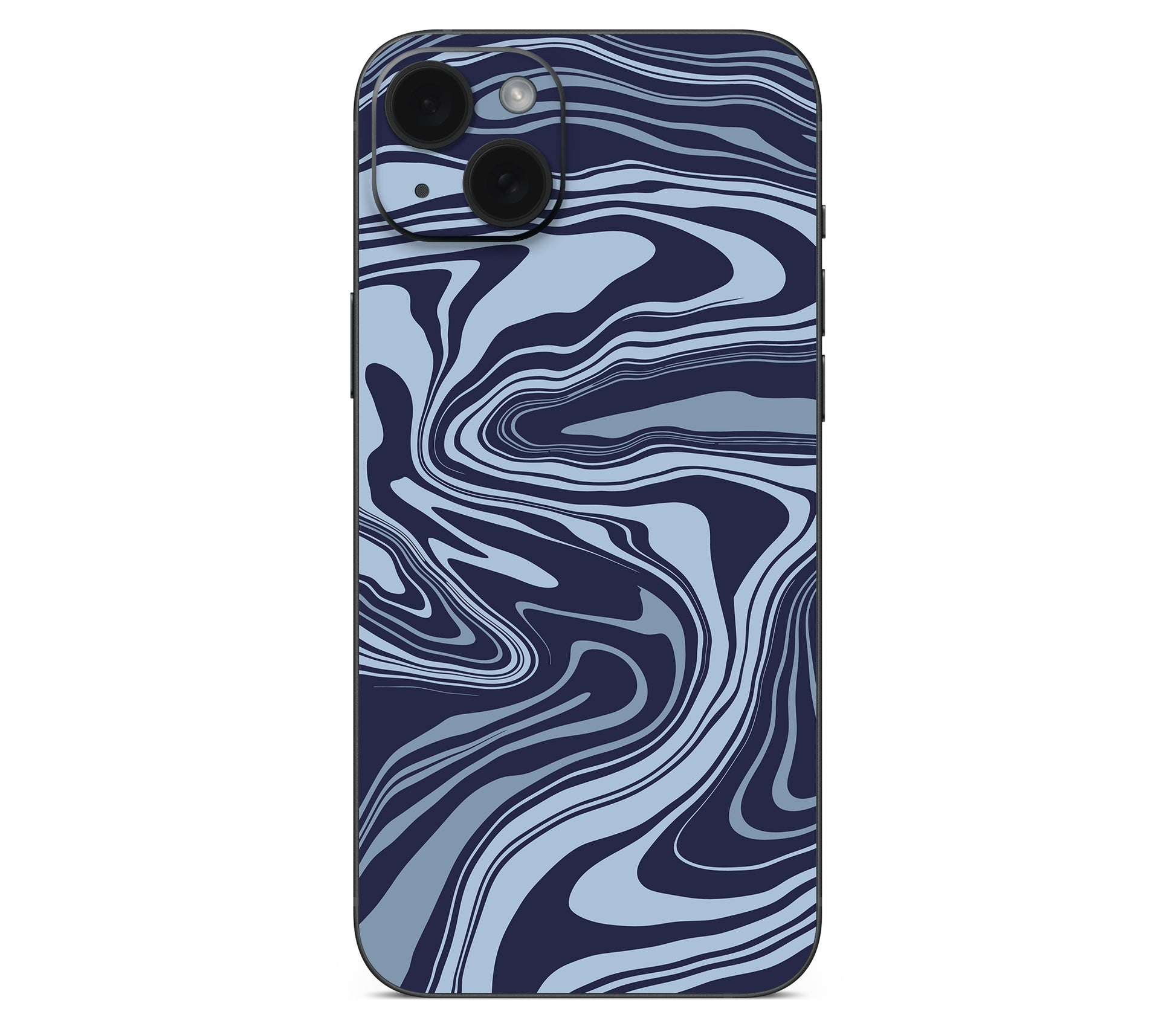 iPhone 15 Plus skin, Vertigo (Blur), back skin without logo cutout
