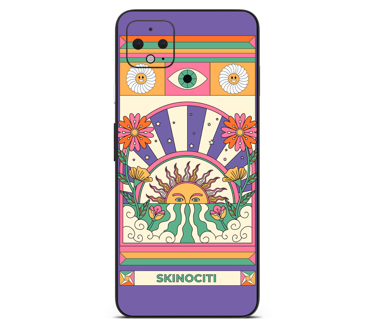 Google Pixel 4 XL skin, Acidic Glare, back skin
