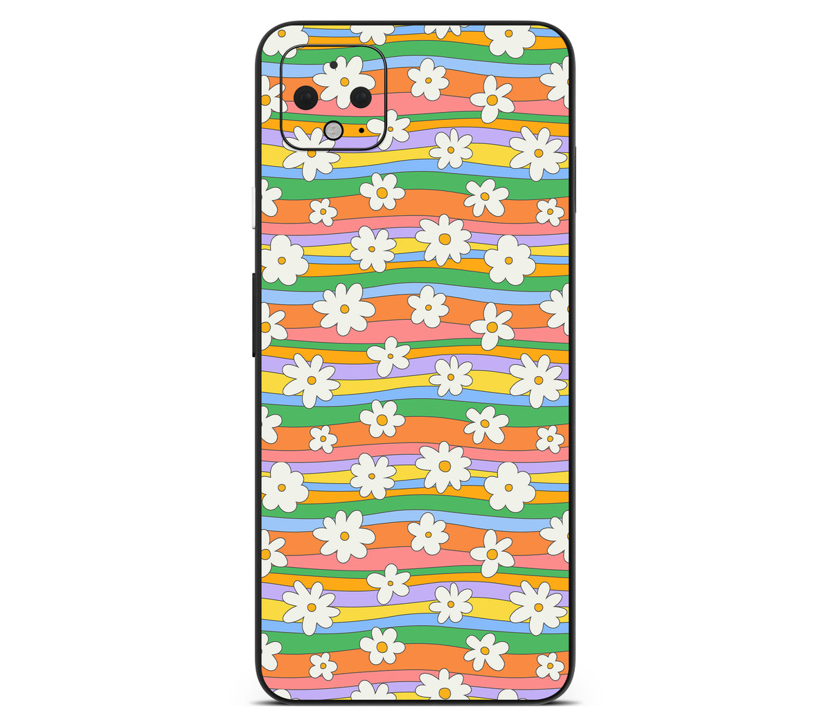 Google Pixel 4 XL skin, Daisy Drift, back skin