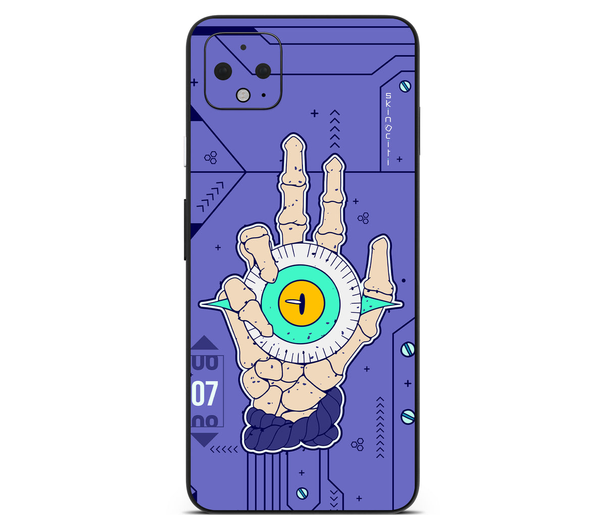Google Pixel 4 XL skin, Hypnotic, back skin
