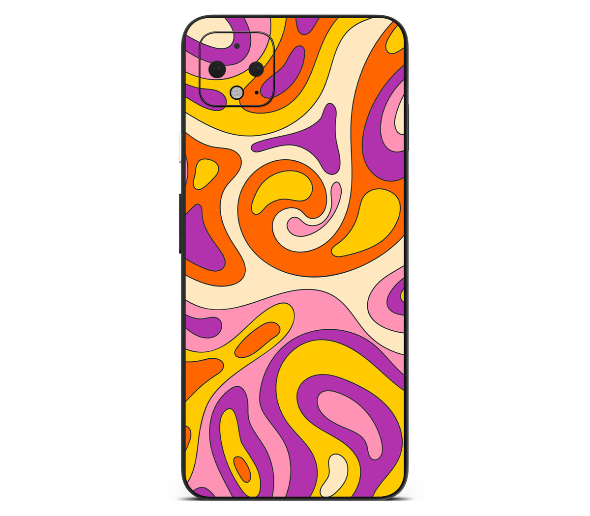 Google Pixel 4 XL skin, Psycho Vortex, back skin