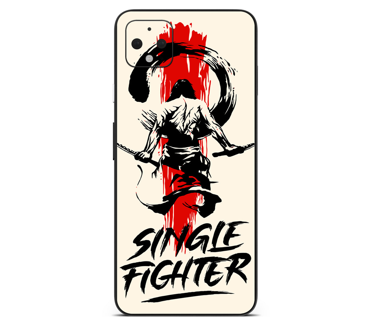 Google Pixel 4 XL skin, Samurai, back skin